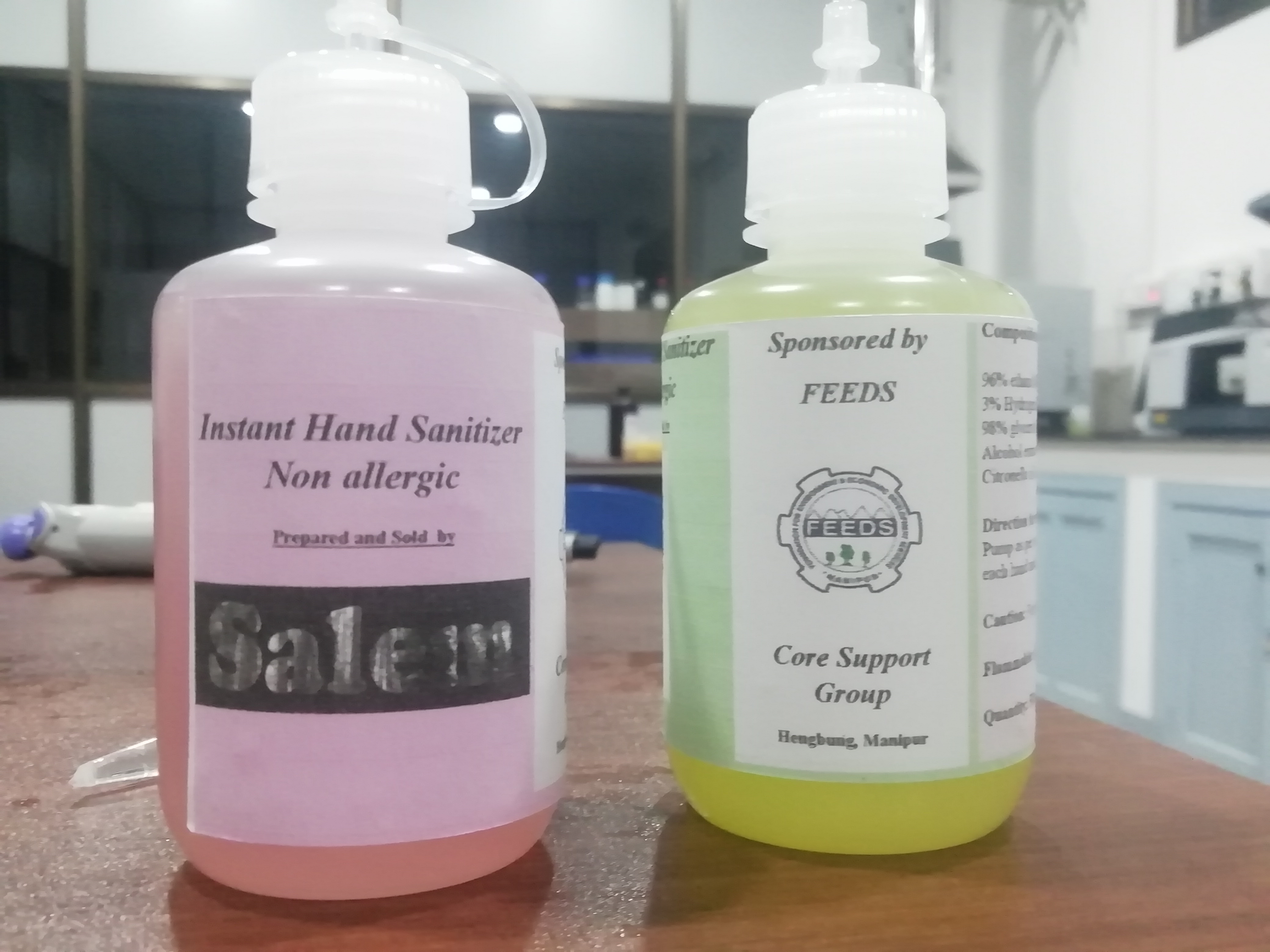  Alcohol-based herbal hand sanitizer (Instant Hand Sanitizer)