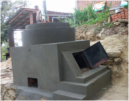 Disposal of Solid Municipal, GramPanchayat, Domestic and Hospital Biomass Waste Through use of Incinerator,  And Energy for Heating Water