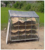 Solar drier for vegetables and herbs (Phase I: 2009-14)